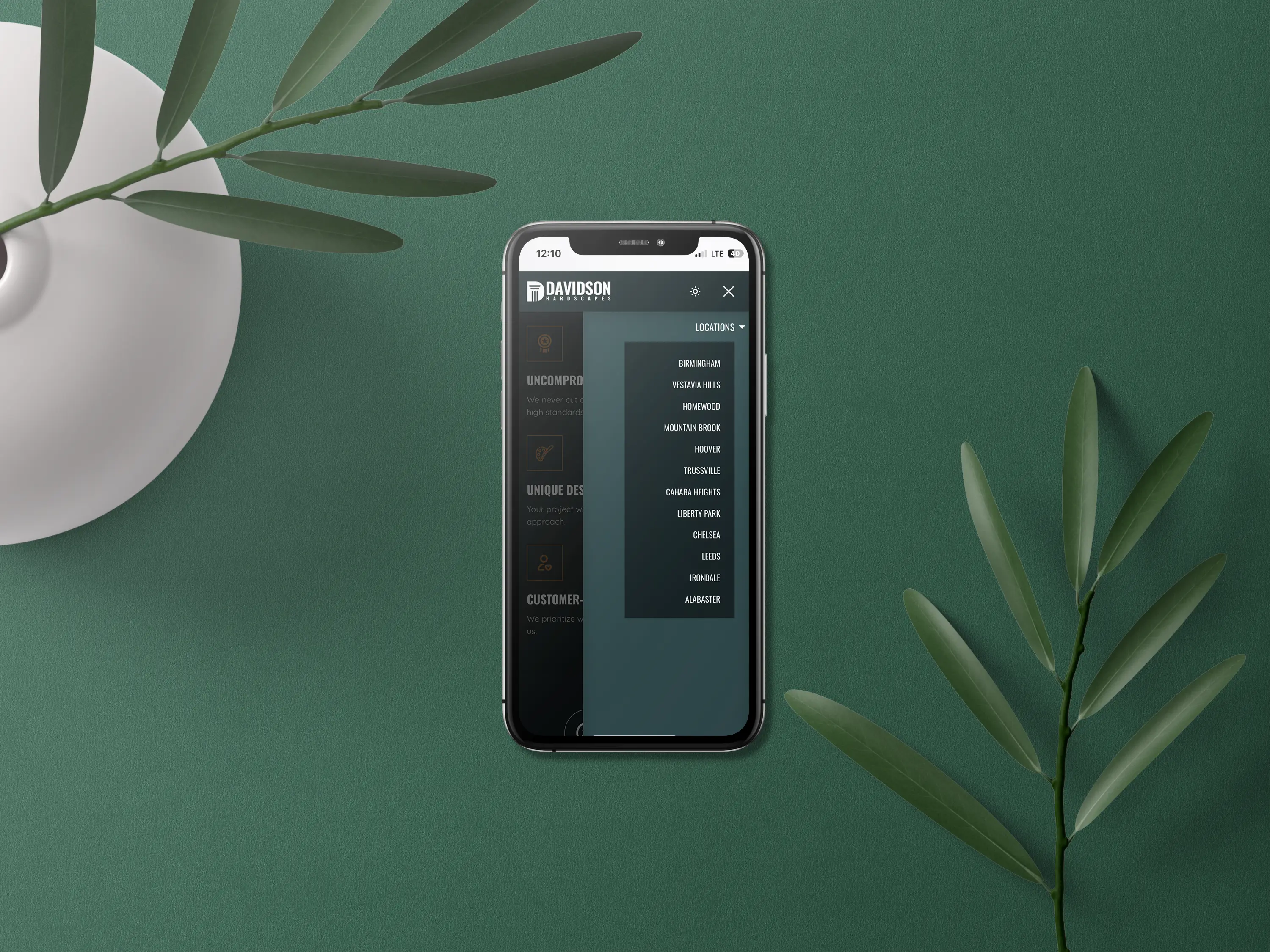 Locations Drop Down Menu Locations Drop Down Menu